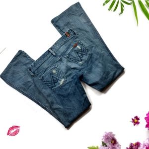 7FAM A Pocket bootcut Size 26